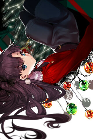 Rin Tohsaka's Festive Charm 🎄✨