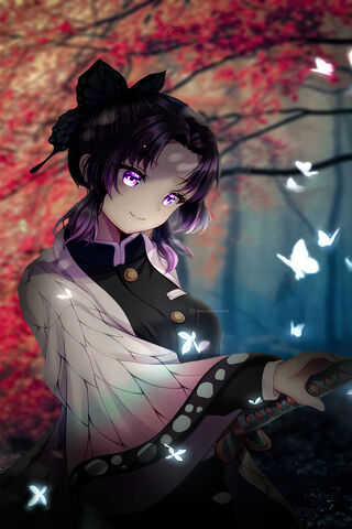 Whispers of the Night: Shinobu Kocho's Enchantment 🌙🦋