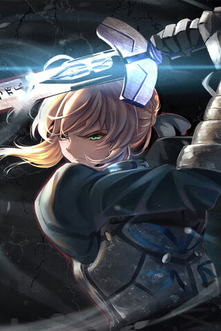 The Radiant Knight: Saber Artoria's Valor ⚔️✨