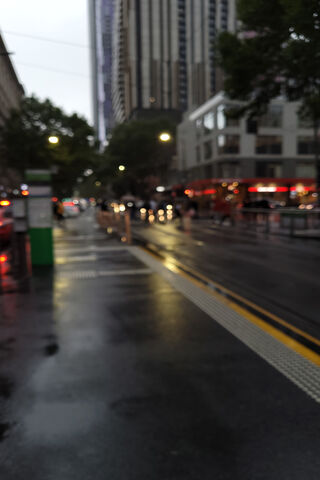 Melbourne's Rainy Tram Stop Vibes 🌧️🚋