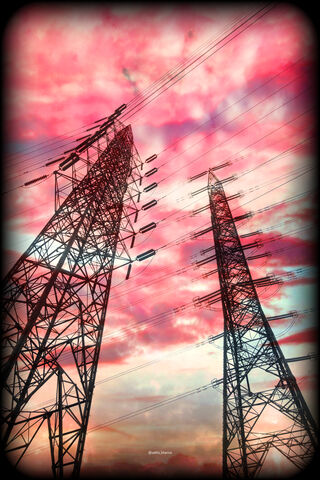 Electric Dreams: A Sunset Symphony ⚡🌅