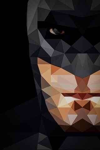 The Dark Knight: A Geometric Tribute 🦇✨