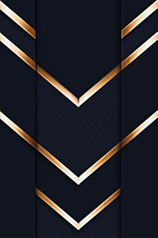 Striking Elegance: Black and Gold Lines ✨