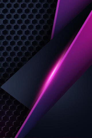 Black Purple Mesh Neon