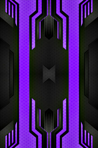 Futuristic Fusion: Black and Purple Tech Vibes 🌌⚙️