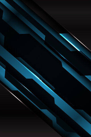 Electric Vibes: Neon Blue Stripes