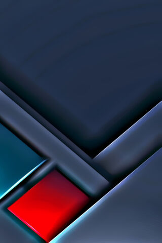 Neon Fusion: A Dance of Blue and Red