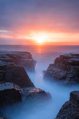 Mystical Sunset at the Devil's Cauldron 🌅🔥