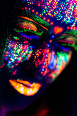 Neon Dreams: A Dance of Light and Shadow