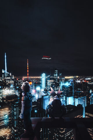 Heroes at Dusk: A Bond Beyond Rivalry 🌆✨