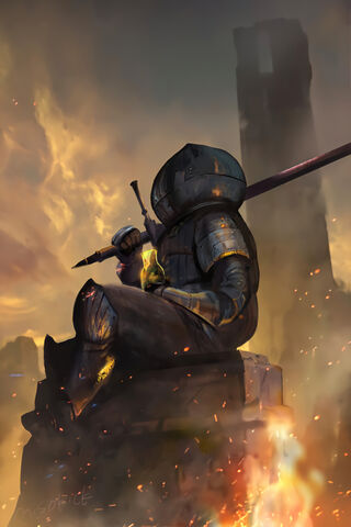 The Fallen Knight: A Tribute to Dark Souls ⚔️🔥