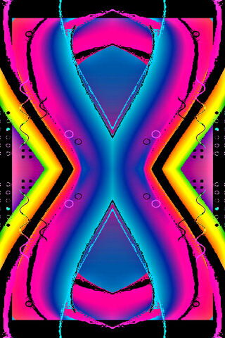 Neon Nightmares: A Dance of Colors