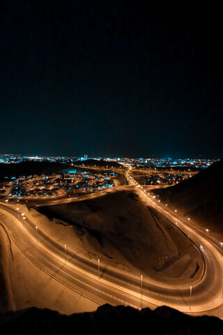 City Lights: A Nighttime Journey 🌌✨