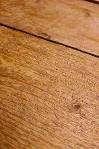 Plain wood table