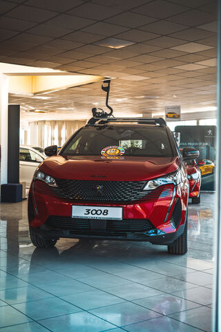 Peugeot 3008: The Bold Red Beauty 🚗❤️