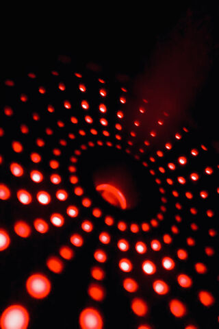 Crimson Whirl: A Dance of Light