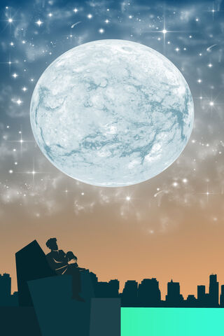 Moonlit Reflections: A Moment of Solitude 🌙✨