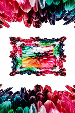 Vibrant Whirl of Colors: The Rainbow Dahlia