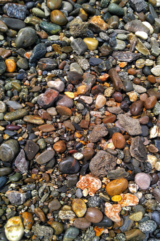 Nature's Colorful Mosaic: A Close-Up of Stones