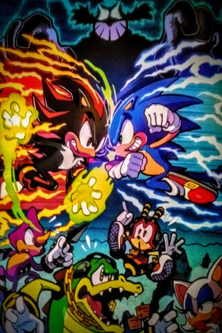 Epic Showdown: Sonic vs. Shadow! ⚡️🔥