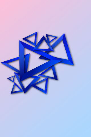 Radiant Triangles: A Dance of Light