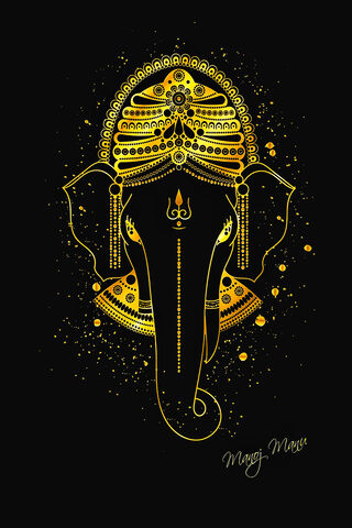 Golden Blessings: The Essence of Vinayaka ✨🐘