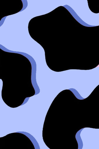 blue cow print background