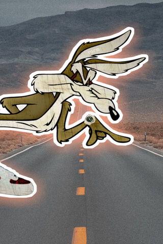 Coyote's Wild Chase: A Road to Adventure! 🐾