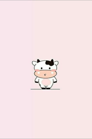 Cute Cow Character: Moo..