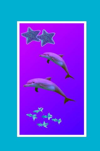Dolphin Dreams: A Splash of Color! 🌊✨
