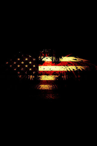 Eagle Flag Rusty