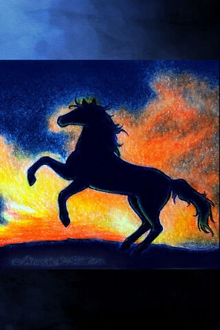 Dancing Flames: The Spirit of the Fire Horse 🔥🐴
