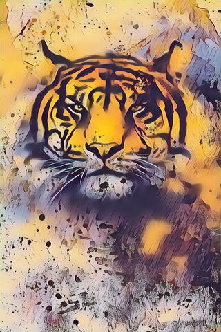 Grunge LSU Tiger