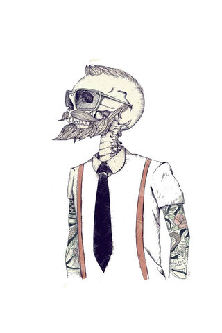 Chic Skeleton: The Hipster Vibe