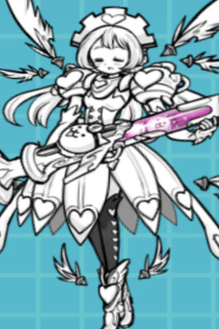 Heartful Nurse Cat