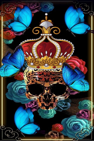 Regal Rebirth: The Crowned Skull