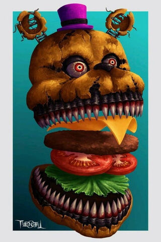 The Terrifying Feast of Nightmare Fredbear 🍔👻