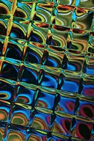 Vibrant Reflections: The Neon Serpent's Dance