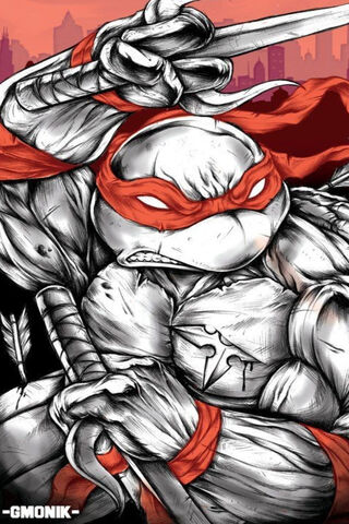 Raphael: The Fierce Defender of the Night 🌙🗡️