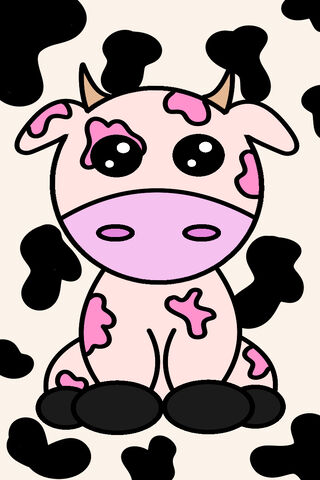 Strawberry Cow Wallpaper - Download to your mobile from PHONEKY