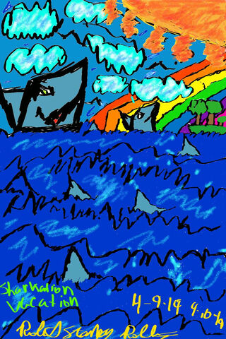 Shark-tastic Getaway! 🦈🌊