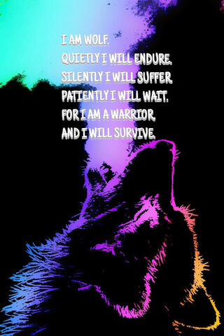 Warrior Spirit: The Resilient Wolf