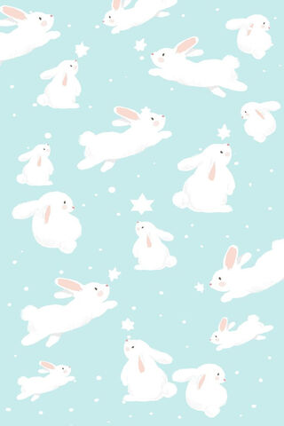 Whimsical Bunny Dreams 🌙🐇