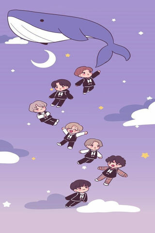 BTS Whale Adventure: Floating with Friends! 🌊🐋