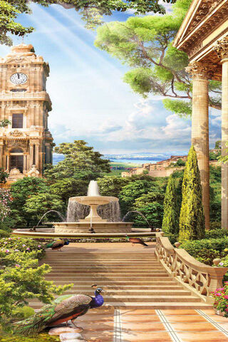 Enchanted Garden Oasis 🌼🐾