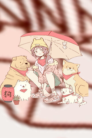 Paws and Play: A Whimsical Dog Adventure! 🐾☂️