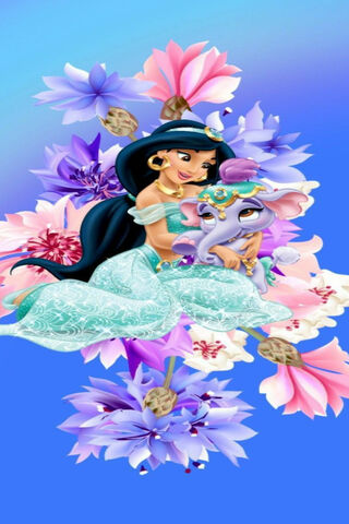 Whimsical Friends: A Magical Encounter 🌸🐘