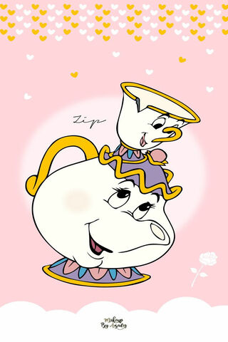 Tea Time with Potts and Chip! ☕💖