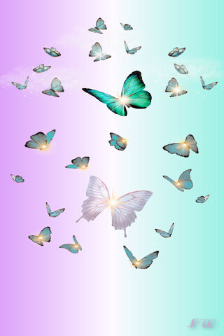 Pastel Butterflies