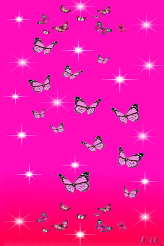 Dazzling Flutter: A Dance of Pink Butterflies 🦋✨
